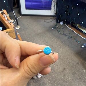 Silver Ring with Turquoise Stone